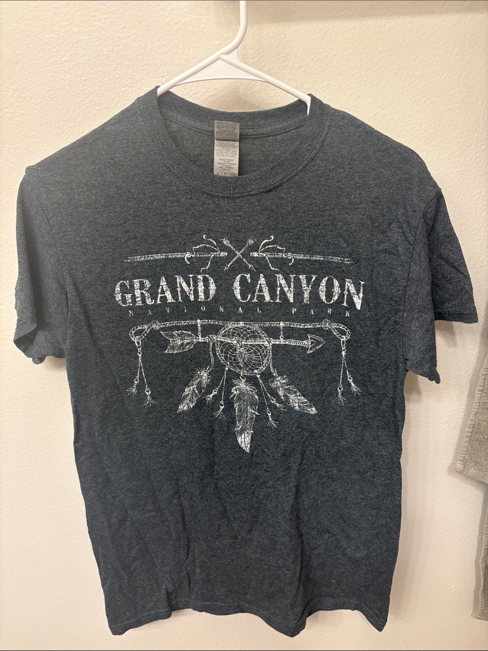 Gildan Dark Heather Gray Grand Canyon Dreamcatcher Tee